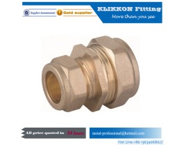 Barbed Hose Compression Tube Brass Flange Brake Bulkhead Ferrule Water Pipe Fittings